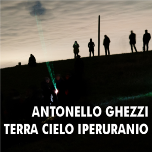 Exhibition poster: Antonello Ghezzi - Earth Sky Hyperuranion